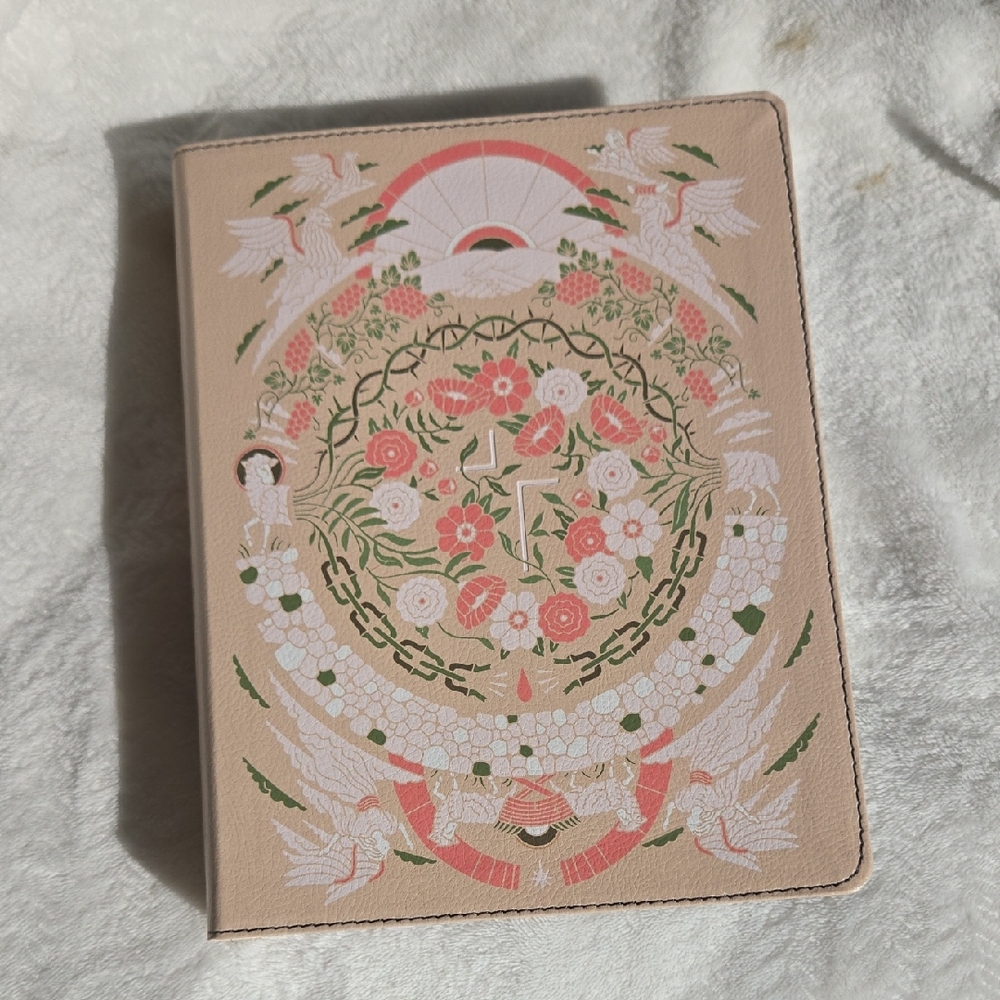 ESV Light: Seaside Floral LeatherLift Bible
